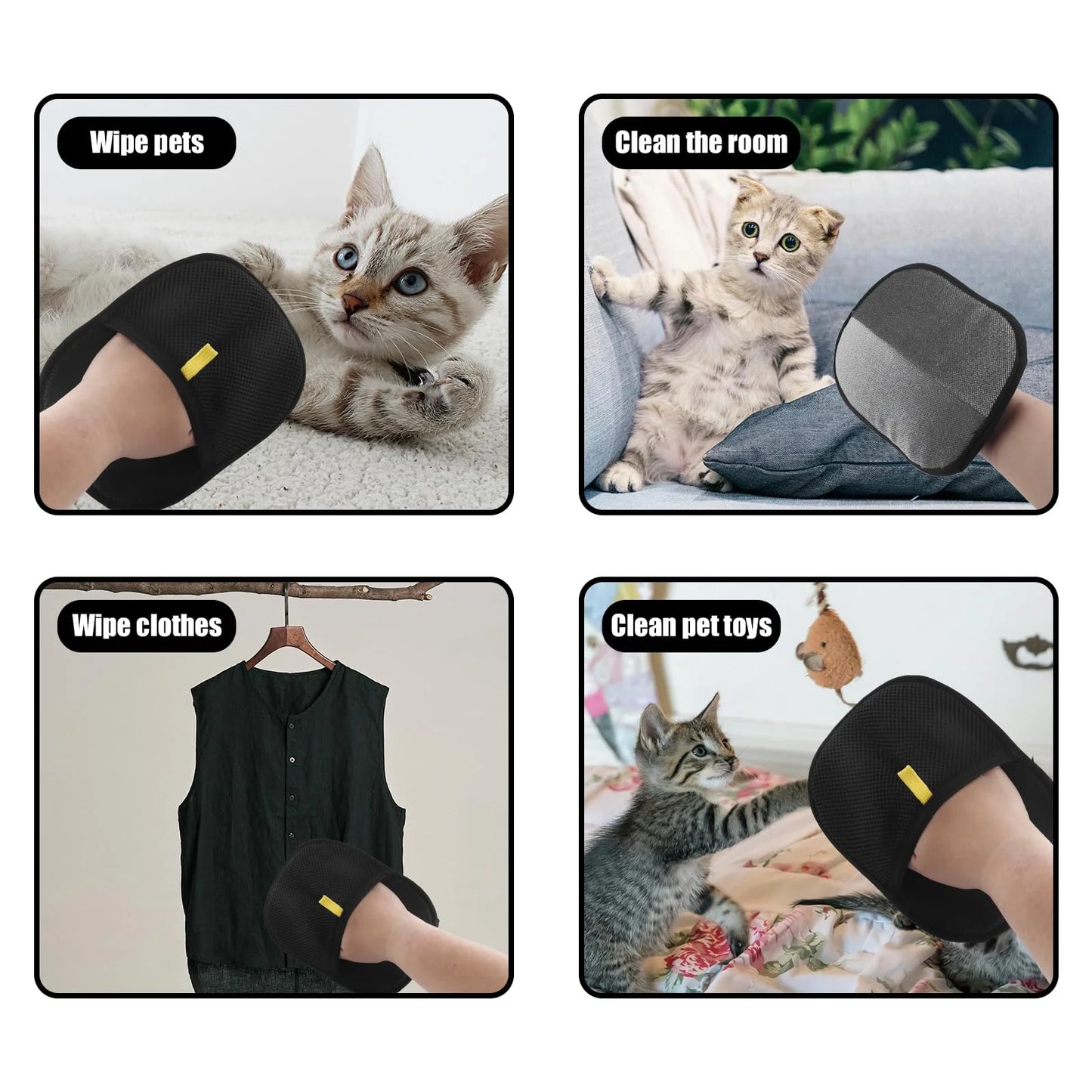 Pet Hair Removal Reusable Gloves